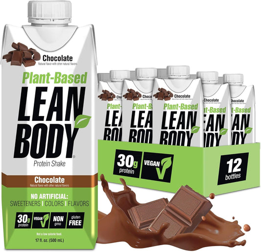 Lean Body Ready-to-Drink, Plant-Based Vegan Protein Shake, 30g