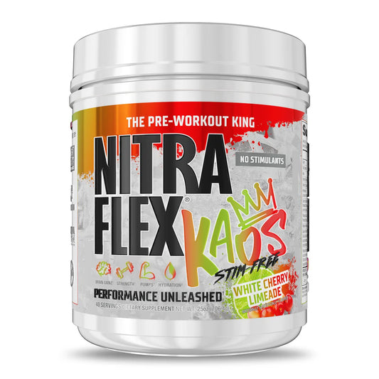 NITRAFLEX KAOS Stim Free - Pre Workout - 25 oz